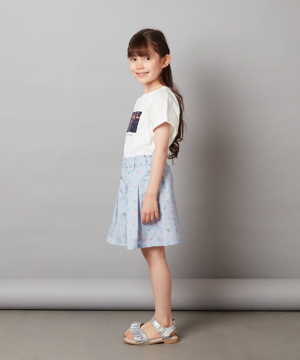 KJKGV82029 a.v.v KIDS(アー・ヴェ・ヴェ) [100-140]フォトTシャツ ホワイト