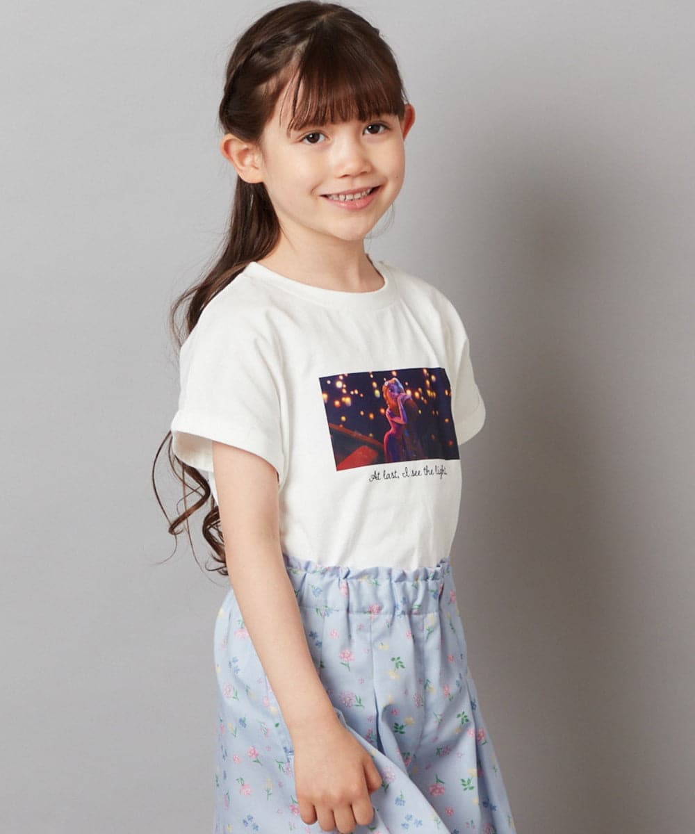 KJKGV82029 a.v.v KIDS(アー・ヴェ・ヴェ) [100-140]フォトTシャツ ホワイト