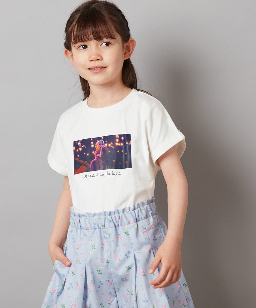 KJKGV82029 a.v.v KIDS(アー・ヴェ・ヴェ) [100-140]フォトTシャツ ホワイト