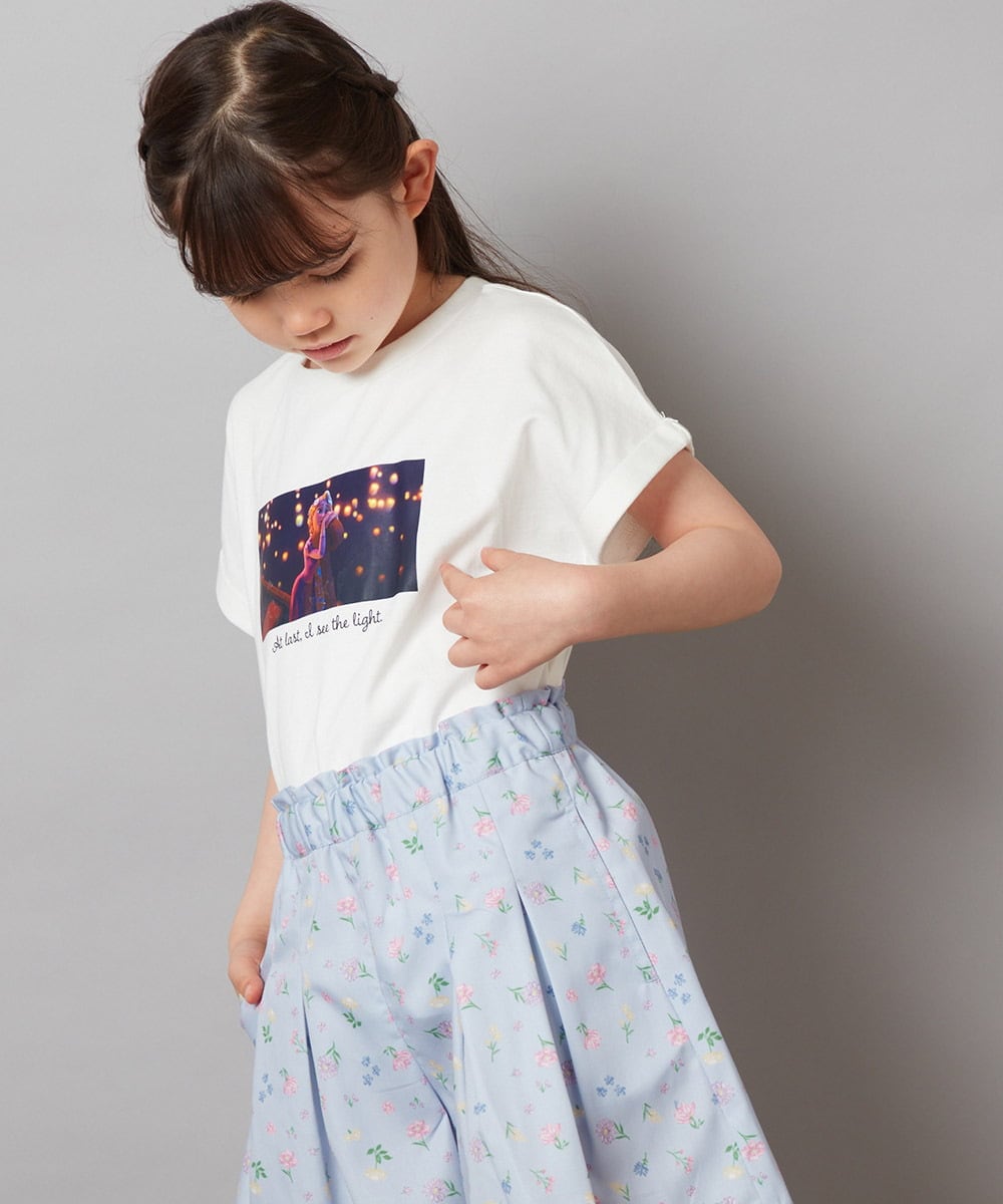 KJKGV82029 a.v.v KIDS(アー・ヴェ・ヴェ) [100-140]フォトTシャツ ホワイト