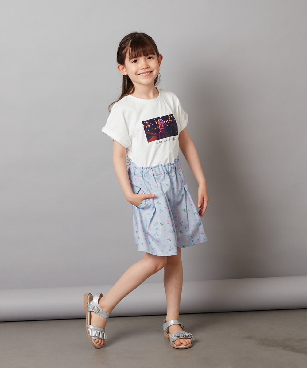 KJKGV82029 a.v.v KIDS(アー・ヴェ・ヴェ) [100-140]フォトTシャツ ホワイト