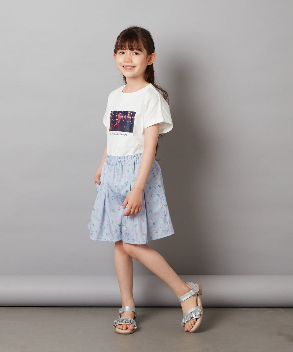 KJKGV82029 a.v.v KIDS(アー・ヴェ・ヴェ) [100-140]フォトTシャツ ホワイト