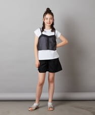 KJKGW02029 a.v.v KIDS(アー・ヴェ・ヴェ) [140-150]シアーキャミドッキングＴシャツ ライトブルー