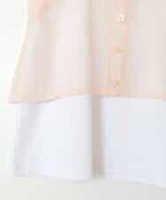 KJKGW02029 a.v.v KIDS(アー・ヴェ・ヴェ) [140-150]シアーキャミドッキングＴシャツ オレンジ