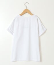 KJKGW05024 a.v.v KIDS(アー・ヴェ・ヴェ) [140-150]アソートロゴプリントTシャツ ホワイト