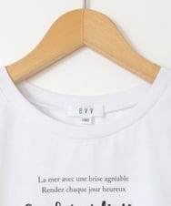 KJKGW05024 a.v.v KIDS(アー・ヴェ・ヴェ) [140-150]アソートロゴプリントTシャツ ホワイト