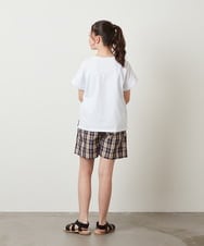KJKGW05024 a.v.v KIDS(アー・ヴェ・ヴェ) [140-150]アソートロゴプリントTシャツ ホワイト