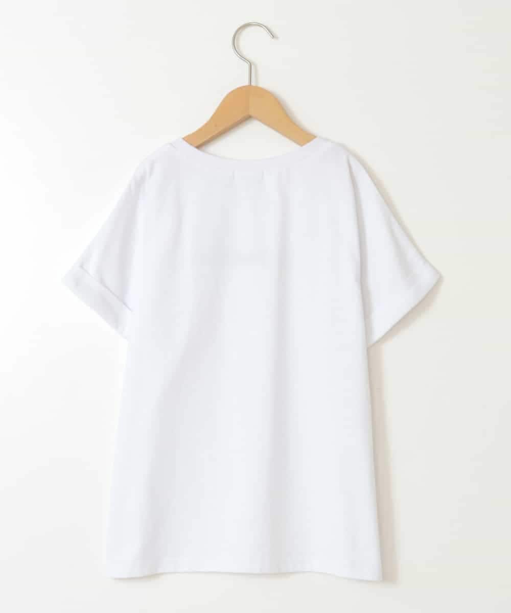 KJKGW05024 a.v.v KIDS(アー・ヴェ・ヴェ) [140-150]アソートロゴプリントTシャツ ホワイト