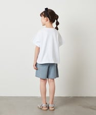 KJKGW09024 a.v.v KIDS(アー・ヴェ・ヴェ) [140-150]ロゴアソートTシャツ ホワイト