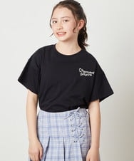 KJKGW09024 a.v.v KIDS(アー・ヴェ・ヴェ) [140-150]ロゴアソートTシャツ ブラック