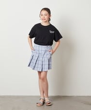 KJKGW09024 a.v.v KIDS(アー・ヴェ・ヴェ) [140-150]ロゴアソートTシャツ ブラック