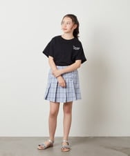 KJKGW09024 a.v.v KIDS(アー・ヴェ・ヴェ) [140-150]ロゴアソートTシャツ ブラック