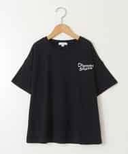 KJKGW09024 a.v.v KIDS(アー・ヴェ・ヴェ) [140-150]ロゴアソートTシャツ ブラック