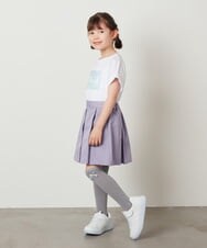 KJKGW40024 a.v.v KIDS(アー・ヴェ・ヴェ) [140-150]スパンコールTシャツ ラベンダー