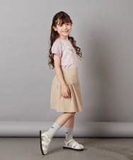 KJKGW41024 a.v.v KIDS(アー・ヴェ・ヴェ) [140-150]モチーフロゴＴシャツ　 ブラック