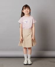 KJKGX41029 a.v.v KIDS(アー・ヴェ・ヴェ) [160]モチーフロゴＴシャツ　 ブラック