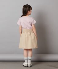 KJKGX41029 a.v.v KIDS(アー・ヴェ・ヴェ) [160]モチーフロゴＴシャツ　 ブラック