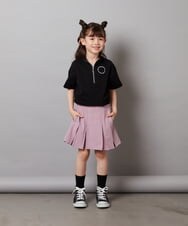 KJKGX43039 a.v.v KIDS(アー・ヴェ・ヴェ) [160]ハーフジッププルオーバーTシャツ ライトブルー