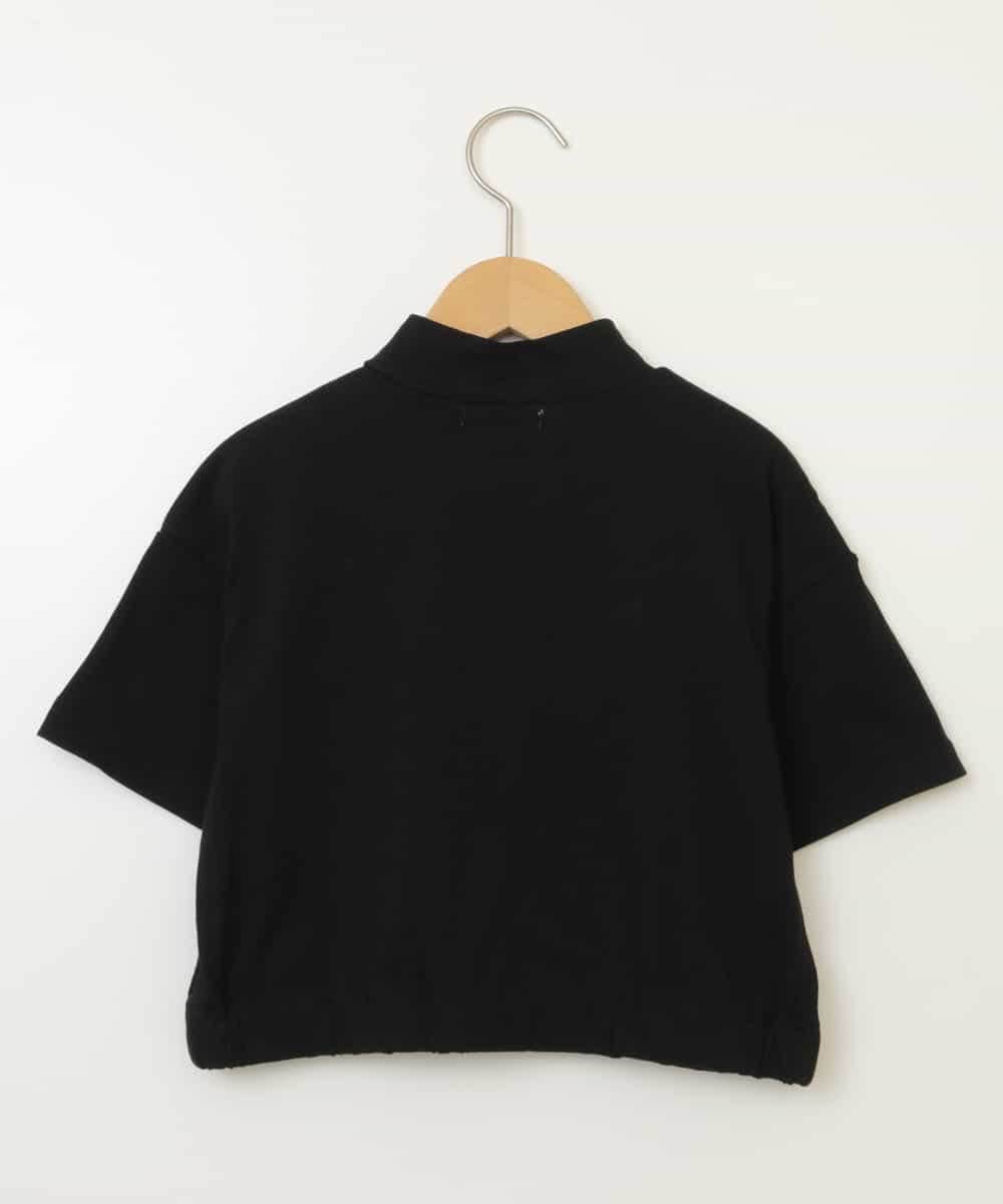 KJKGX43039 a.v.v KIDS(アー・ヴェ・ヴェ) [160]ハーフジッププルオーバーTシャツ ブラック