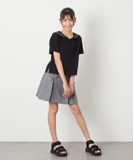 KJKHA29029 a.v.v KIDS(アー・ヴェ・ヴェ) [120-160]【接触冷感/ジメジメ対策】セーラーカラーＴ ホワイト