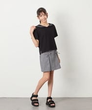 KJKHA29029 a.v.v KIDS(アー・ヴェ・ヴェ) [120-160]【接触冷感/ジメジメ対策】セーラーカラーＴ ホワイト