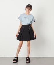 KJKHA30029 a.v.v KIDS(アー・ヴェ・ヴェ) [120-160]【接触冷感/ジメジメ対策】肩ドロストＴ ライトブルー
