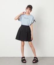 KJKHA30029 a.v.v KIDS(アー・ヴェ・ヴェ) [120-160]【接触冷感/ジメジメ対策】肩ドロストＴ ライトブルー
