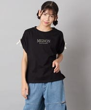KJKHA30029 a.v.v KIDS(アー・ヴェ・ヴェ) [120-160]【接触冷感/ジメジメ対策】肩ドロストＴ ライトブルー