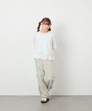 KJKHD76044 a.v.v KIDS(アー・ヴェ・ヴェ) [130-160]【冷感/UVカット】レイヤードシアーTセット ライトブルー