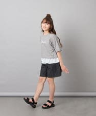 KJKHD76044 a.v.v KIDS(アー・ヴェ・ヴェ) [130-160]【冷感/UVカット】レイヤードシアーTセット ライトグレー