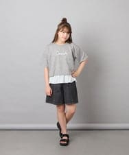 KJKHD76044 a.v.v KIDS(アー・ヴェ・ヴェ) [130-160]【冷感/UVカット】レイヤードシアーTセット ライトグレー