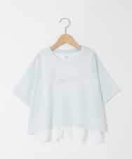 KJKHD76044 a.v.v KIDS(アー・ヴェ・ヴェ) [130-160]【冷感/UVカット】レイヤードシアーTセット ライトブルー