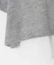 KJKHD76044 a.v.v KIDS(アー・ヴェ・ヴェ) [130-160]【冷感/UVカット】レイヤードシアーTセット ライトグレー