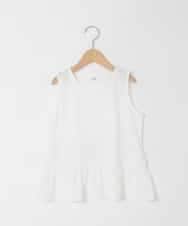 KJKHD76044 a.v.v KIDS(アー・ヴェ・ヴェ) [130-160]【冷感/UVカット】レイヤードシアーTセット ライトグレー