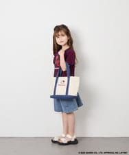 KJKHD85039 a.v.v KIDS(アー・ヴェ・ヴェ) [120-160]【サンリオ/ママとお揃いコーデが叶う】ハローキティTシャツ ネイビー