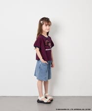 KJKHD85039 a.v.v KIDS(アー・ヴェ・ヴェ) [120-160]【サンリオ/ママとお揃いコーデが叶う】ハローキティTシャツ ネイビー