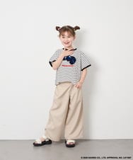 KJKHD85039 a.v.v KIDS(アー・ヴェ・ヴェ) [120-160]【サンリオ/ママとお揃いコーデが叶う】ハローキティTシャツ アイボリー