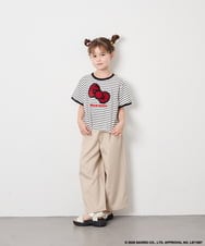KJKHD85039 a.v.v KIDS(アー・ヴェ・ヴェ) [120-160]【サンリオ/ママとお揃いコーデが叶う】ハローキティTシャツ アイボリー