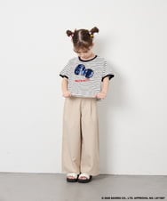 KJKHD85039 a.v.v KIDS(アー・ヴェ・ヴェ) [120-160]【サンリオ/ママとお揃いコーデが叶う】ハローキティTシャツ アイボリー