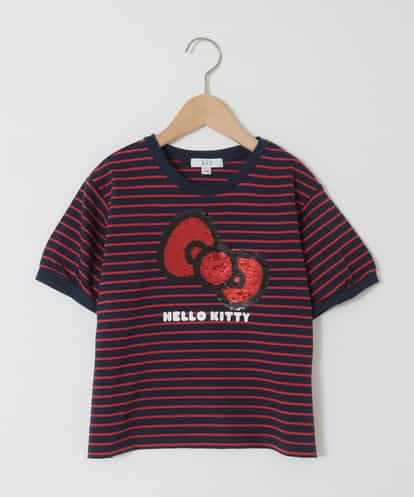 KJKHD85039 a.v.v KIDS [120-160]【サンリオ/ママとお揃いコーデが叶う】ハローキティTシャツ