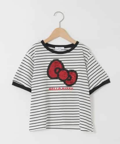 KJKHD85039 a.v.v KIDS [120-160]【サンリオ/ママとお揃いコーデが叶う】ハローキティTシャツ