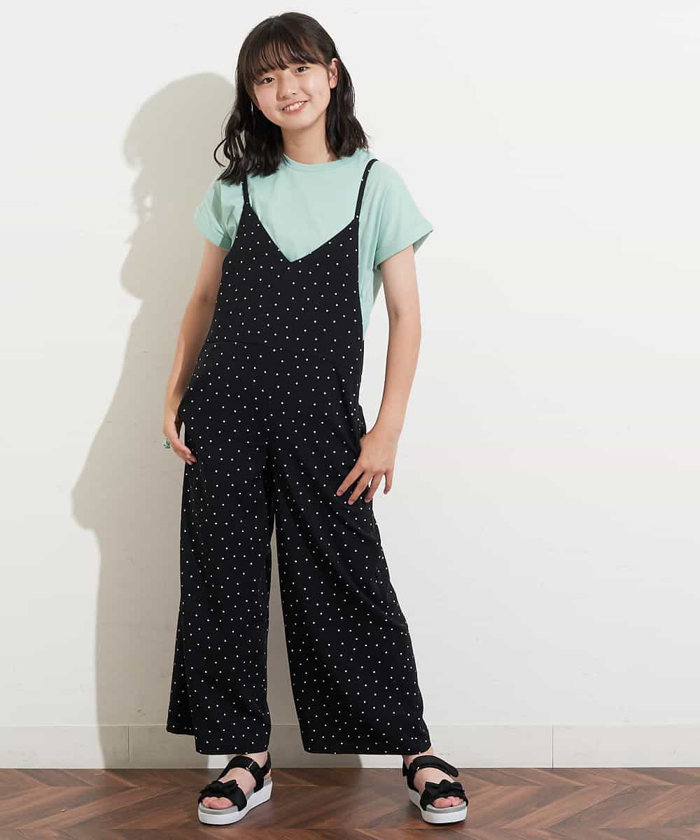 KJKHM81019 a.v.v KIDS(アー・ヴェ・ヴェ) [100-130]【数量限定/アイスタッチ】サーティワン×a.v.vコラボ アイスロゴＴシャツ[WEB限定サイズ] キャメル