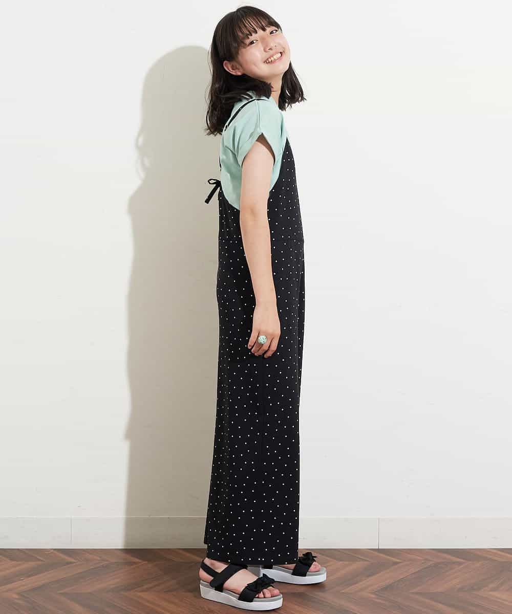 KJKHM81019 a.v.v KIDS(アー・ヴェ・ヴェ) [100-130]【数量限定/アイスタッチ】サーティワン×a.v.vコラボ アイスロゴＴシャツ[WEB限定サイズ] キャメル