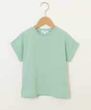 KJKHM81019 a.v.v KIDS(アー・ヴェ・ヴェ) [100-130]【数量限定/アイスタッチ】サーティワン×a.v.vコラボ アイスロゴＴシャツ[WEB限定サイズ] キャメル