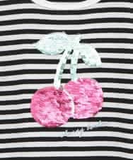 KJKHQ60024 a.v.v KIDS(アー・ヴェ・ヴェ) [140-150]トゥインクルスパンコールTシャツ ライトブルー