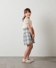 KJKHU25029 a.v.v KIDS(アー・ヴェ・ヴェ) [160]袖シアーオフショルＴシャツ アイボリー