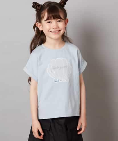 KJKHV20024 a.v.v KIDS [100-130]【接触冷感】アソートアートモチーフＴシャツ