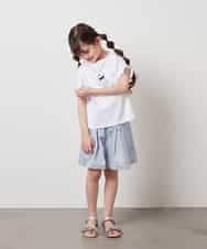 KJKHV20024 a.v.v KIDS(アー・ヴェ・ヴェ) [100-130]【接触冷感】アソートアートモチーフＴシャツ ホワイト