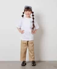 KJKHV22029 a.v.v KIDS(アー・ヴェ・ヴェ) [120-130]スプレーアート風オーバーＴシャツ ブラック
