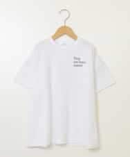 KJKHV22029 a.v.v KIDS(アー・ヴェ・ヴェ) [120-130]スプレーアート風オーバーＴシャツ ブラック